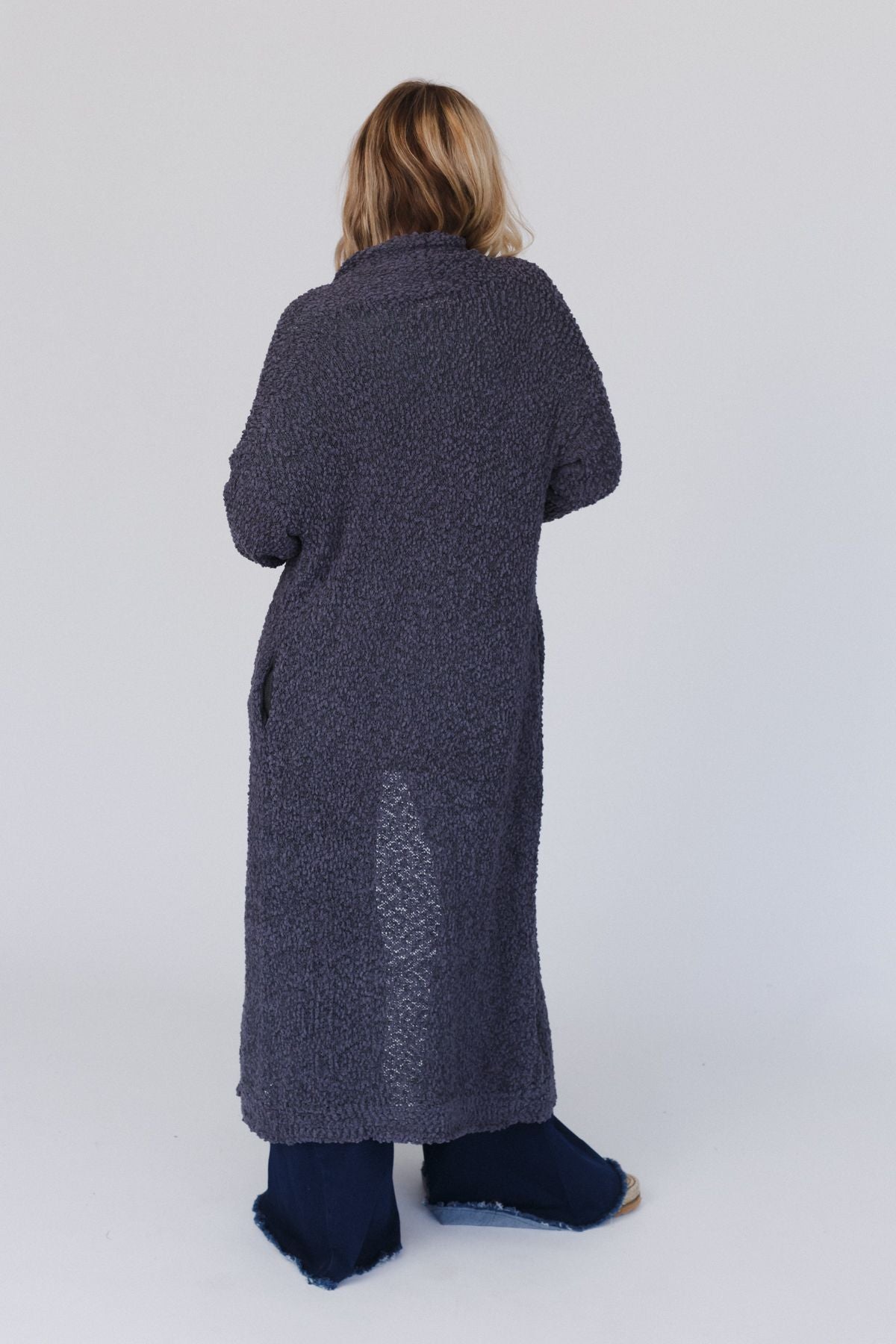 Wednesday Duster Cardigan - Charcoal